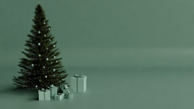 Christmas Tree with Gifts