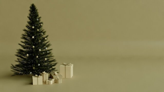 Christmas Tree with Gifts