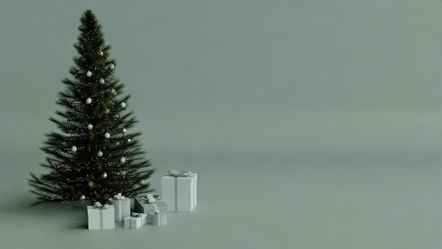 Christmas Tree with Gifts