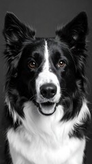 Fototapeta premium Portrait of a happy Border Collie