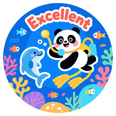 Panda Reward Stickers