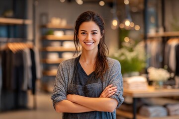 Woman in clothing store (2)