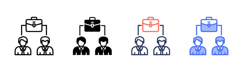 Onboarding icon set multiple style collection