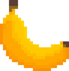 Fototapeta premium Pixel Banana