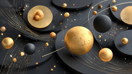 Abstract 3D spheres and circles