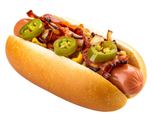 American Classic Bacon Hot Dog Sandwich