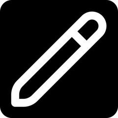Pencil icon for writing and editing
