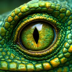 Obraz premium Close-up photograph of an animal's eye