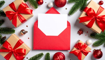 Christmas Festive Season's Greetings Card Mockup