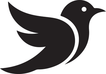 Sequential series vector of crow flying on white background