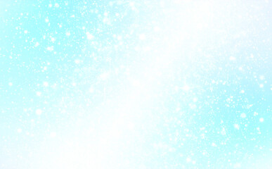 Fototapeta premium 水色のキラキラの背景テクスチャ 