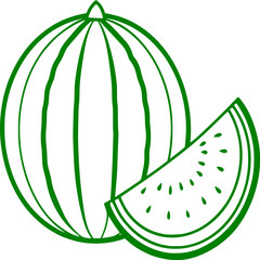 slice of melon