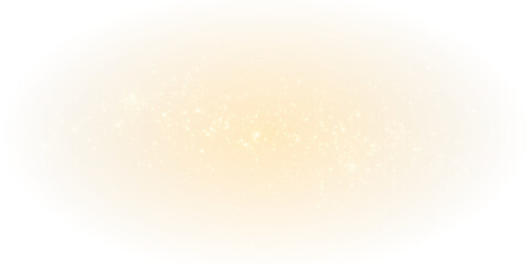 Gold, dust, light, star, shiny PNG with sparkle and stardust effect. Glistering particle PNG on transparent background. Magical Overlay for Christmas, abstract, or fairy glow design.