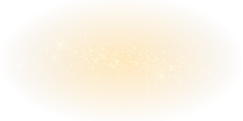Gold, dust, light, star, shiny PNG with sparkle and stardust effect. Glistering particle PNG on transparent background. Magical Overlay for Christmas, abstract, or fairy glow design.