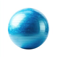 Obraz premium Bright blue exercise ball (1)