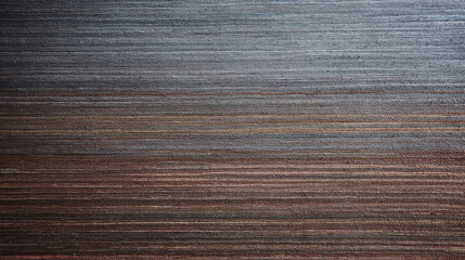 The horizontal lines in this wood grain background showcase a gradient transition from darker tones on the bottom to lighter, gray hues near the top surface here.