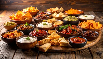 Delicious Appetizer Variety Platter: A Feast for the Eyes and Palate