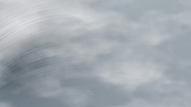 Soft Grey Layers Abstract gray background with metallic curved lines and soft clouds for creative design work