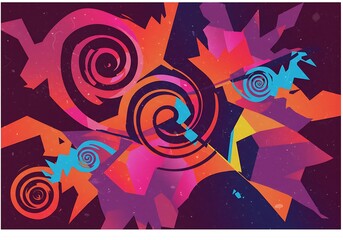 Fototapeta premium Crimson Vortex