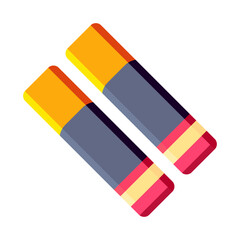 pencil eraser. school stationery. high school. office stationery