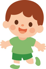 Obraz premium running child