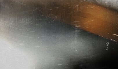Blank Film Strip Texture Background with Heavy Grain, Scratches, Dust, and Studio Lens Flare