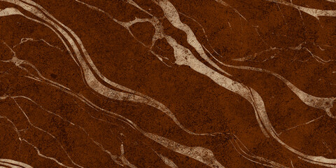 Obraz premium Dark brown marble texture background, elegant natural stone surface with white veins, luxury granite slab pattern for interior design and flooring