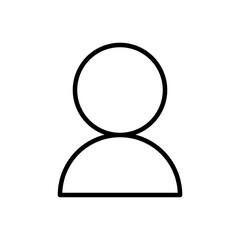 Flat Profile Icon Vector for User Interface and Personal Account Design