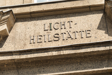 Lichtheilstätte, 1914 errichtetes Gebäude zur Gesundheitsfürsorge in Wuppertal, Deutschland