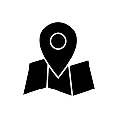 Flat Navigation Cursor Icon Vector for Map Direction and Location Interface