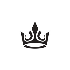 Fototapeta premium Monochromatic crown emblem symbolizing royalty, power, and elegance in minimalist design
