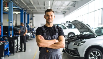Mechanic in auto repair shop (1)