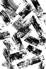 Obraz premium Abstract black stripes with grunge texture for artistic background design