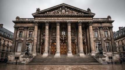 Obraz premium Grand European Building Facade