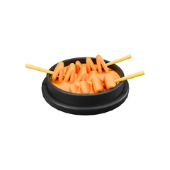Orange Food in Bowl