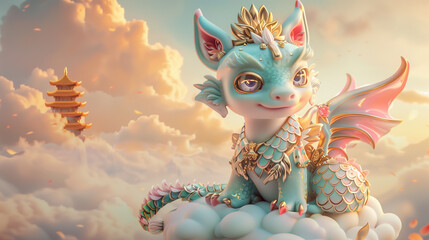 Lotus-Crowned Thai Zodiac Guardian