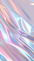 Soft, pastel-hued iridescent fabric folds.