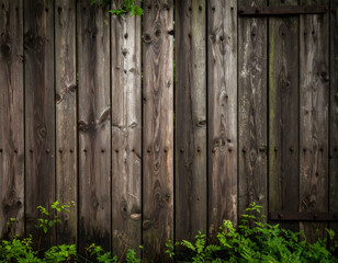 Close-up of decayed wooden planks with rusty nails, highlighting texture, dampness, and neglect in an eerie setting.