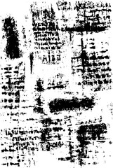 Distressed ink rubbed paper texture with weathered stencil look for graphic design