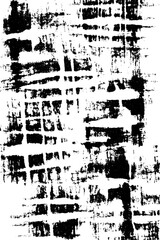 Fototapeta premium Retro vhs glitch effect in black and white for grunge background design