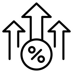 High Interest Rate Icon