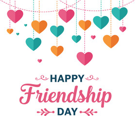 "Happy Friendship Day  | Cute Heart Decorations & Friendship Celebration"