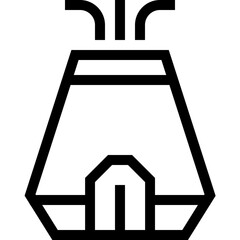 Vector of Humidifier Outline Icon