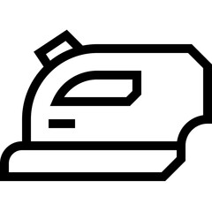 Vector of Iron Outline Icon