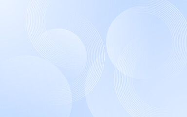 Light blue gradient background with transparent round shapes, ideal for minimalist branding, corporate materials, or clean ads design.