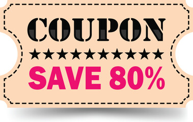 Save 80% Coupon – Huge Discount Ticket for Smart Shopping