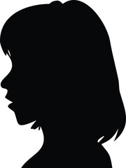 woman  head silhouette