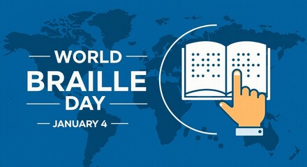 Awareness, Advocacy, Education, January 4, Global Event, Informative Graphic, Engaging Viewpoint, Promoting Accessibility