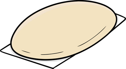 Illustration of steamed bun
