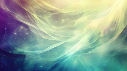 Abstract Cosmic Nebula Swirls, ethereal pastel galaxy background